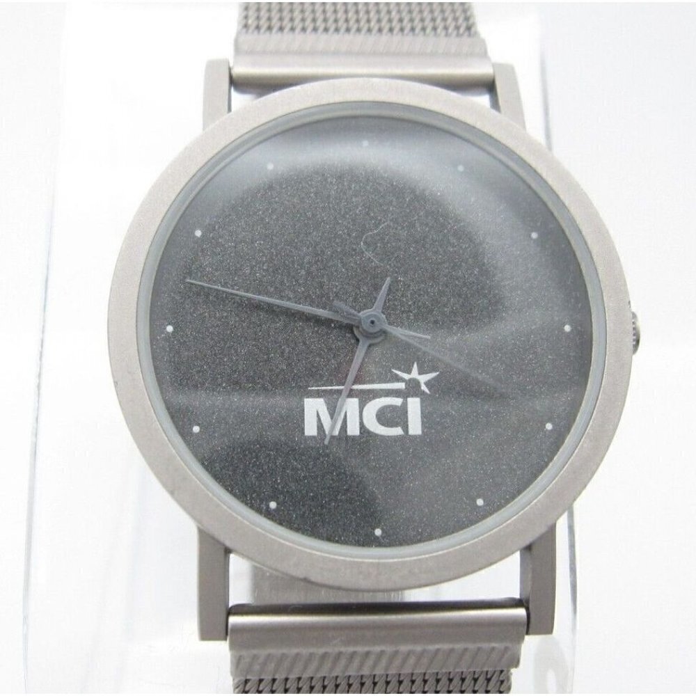 Men's‎ MCI Telecommunications Quartz WR Analog Dial Causal Round Watch (E141)